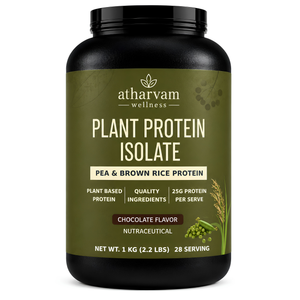 Plant Protein Isolate – Pea & Brown Rice Protein | 25g Protein, 1kg (28 Servings)