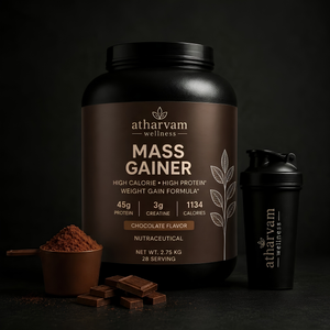 Mass Gainer with Creatine – Chocolate | 1134 Calories, 45g Protein per Serving, 2.75kg