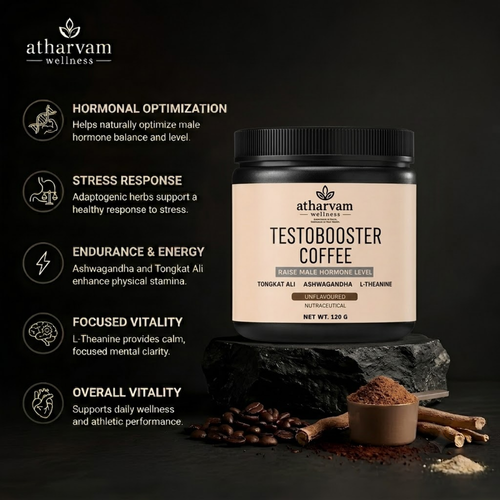 Testobooster Coffee with Tongkat Ali & Ashwagandha – Testosterone Support for Men | 120g