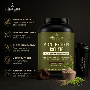 Plant Protein Isolate – Pea & Brown Rice Protein | 25g Protein, 1kg (28 Servings)