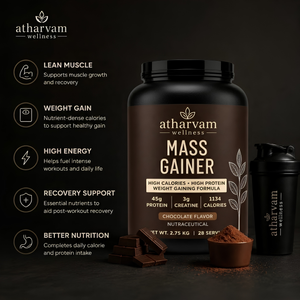 Mass Gainer with Creatine – Chocolate | 1134 Calories, 45g Protein per Serving, 2.75kg