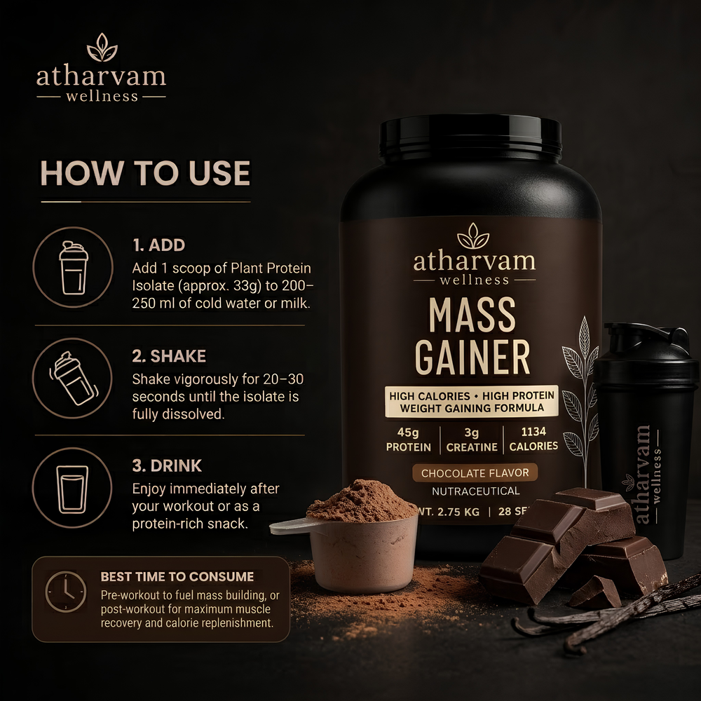 Mass Gainer with Creatine – Chocolate | 1134 Calories, 45g Protein per Serving, 2.75kg