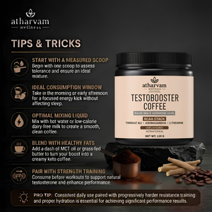 Testobooster Coffee with Tongkat Ali & Ashwagandha – Testosterone Support for Men | 120g