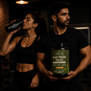 Plant Protein Isolate – Pea & Brown Rice Protein, Mango Flavor | 25g Protein, 1kg (28 Servings)