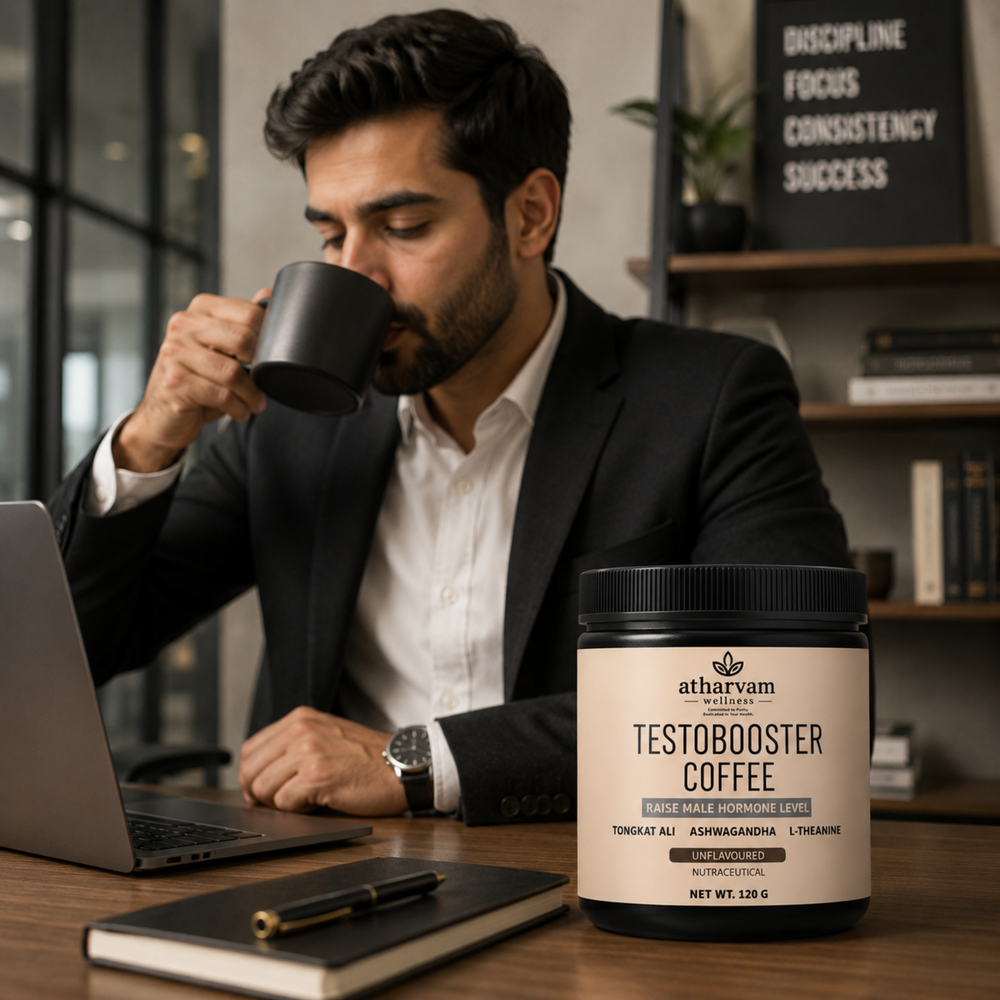Testobooster Coffee with Tongkat Ali & Ashwagandha – Testosterone Support for Men | 120g