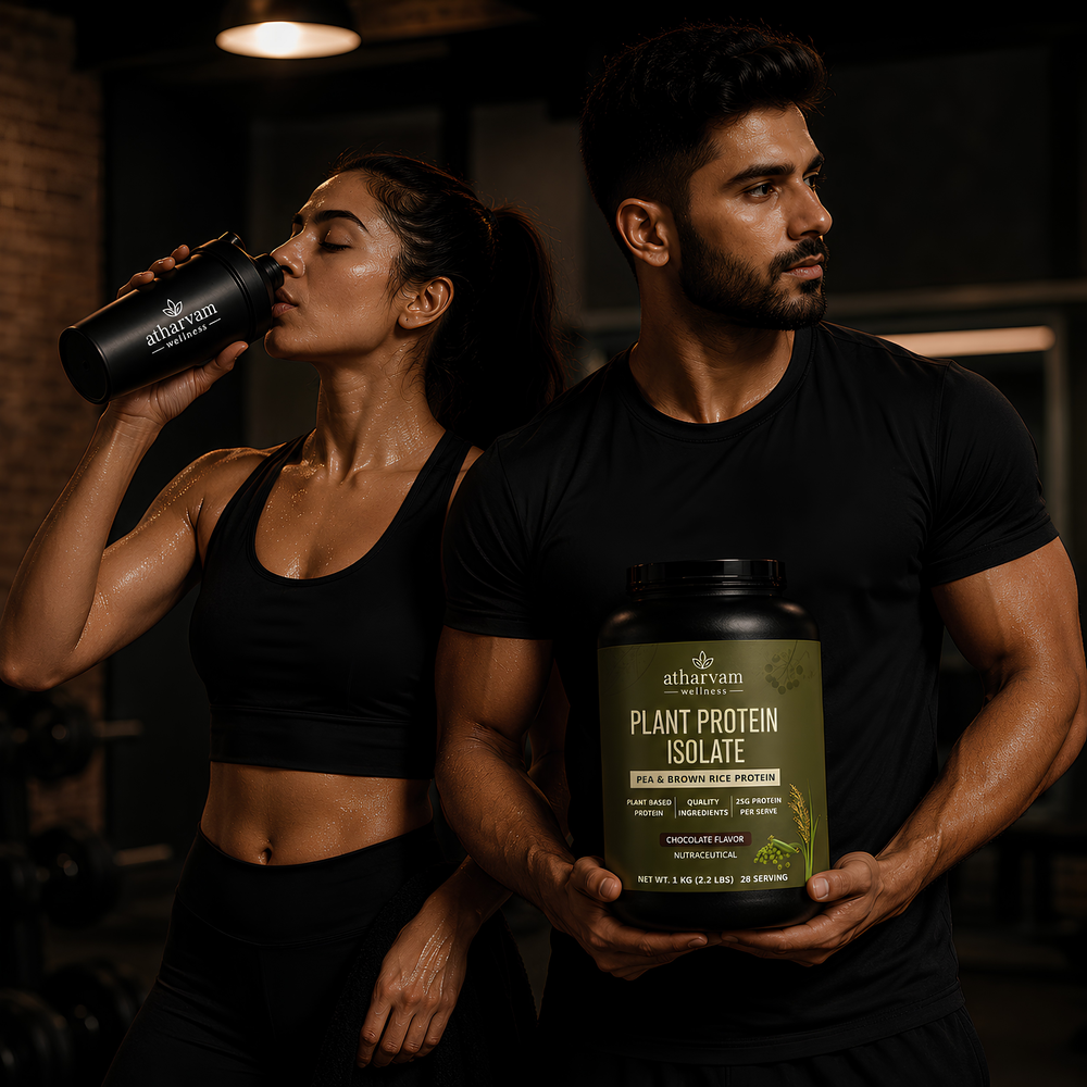 Plant Protein Isolate – Pea & Brown Rice Protein | 25g Protein, 1kg (28 Servings)