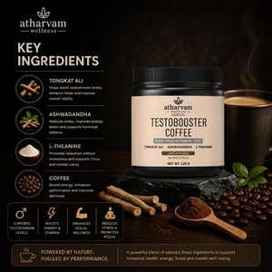 Testobooster Coffee with Tongkat Ali & Ashwagandha – Testosterone Support for Men | 120g