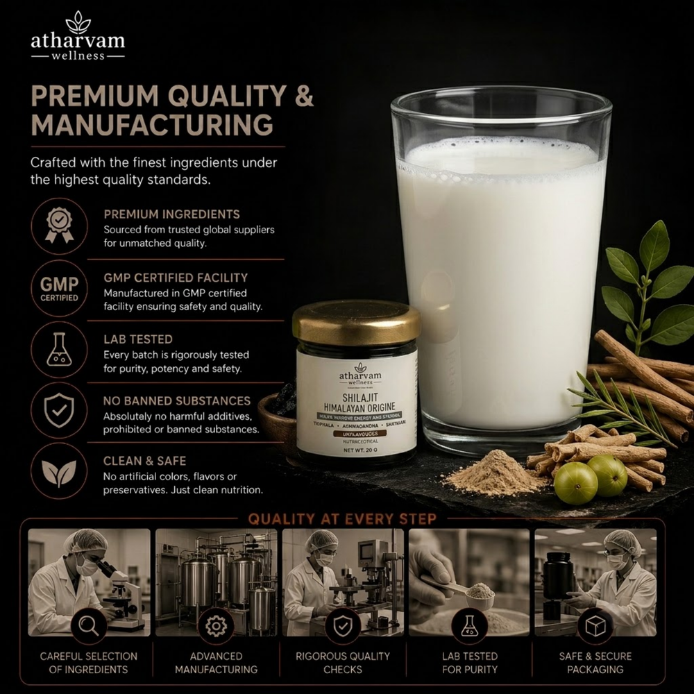 Himalayan Shilajit Resin with Ashwagandha, Triphala & Shatavari – Energy & Stamina | 20g