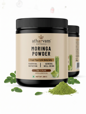 Moringa Powder 100% Pure – Moringa Oleifera Leaf Powder for Immunity & Energy | 250g
